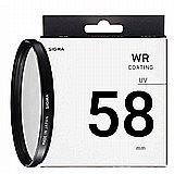 פילטר דוחה מים SIGMA WR UV 58mm פילטר דוחה מים SIGMA WR UV 58mm